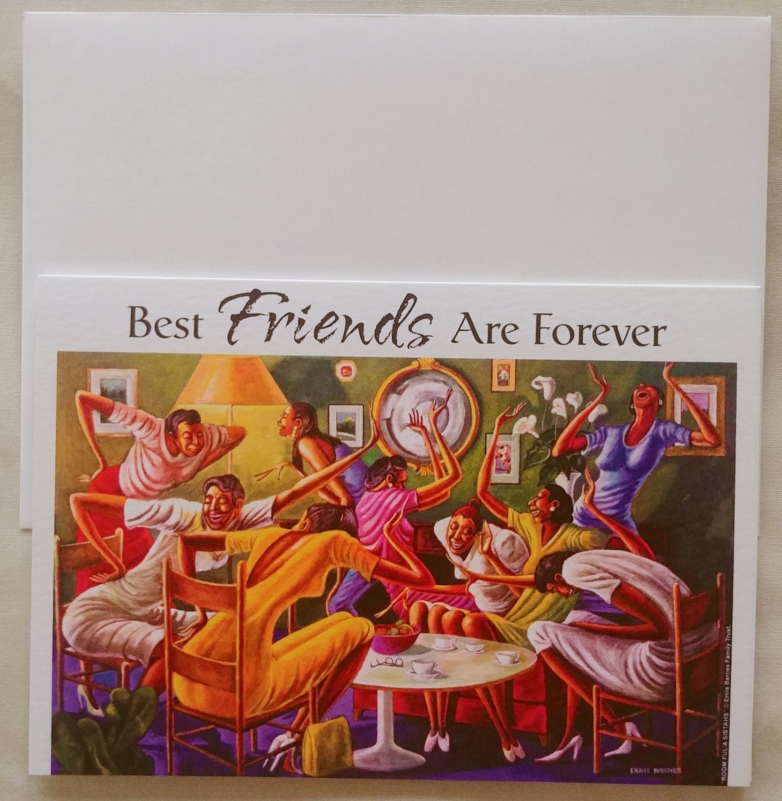“Ernie Barnes”, (2) Blue Mountain Arts, Love And Friendship Cards, (2) Envelopes