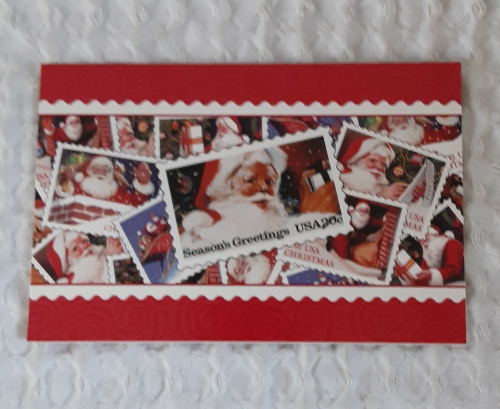 USPS NOTE CARDS 8 Cards Memo Pads 75 Pages SANTA Seasons Greetings Vintage New