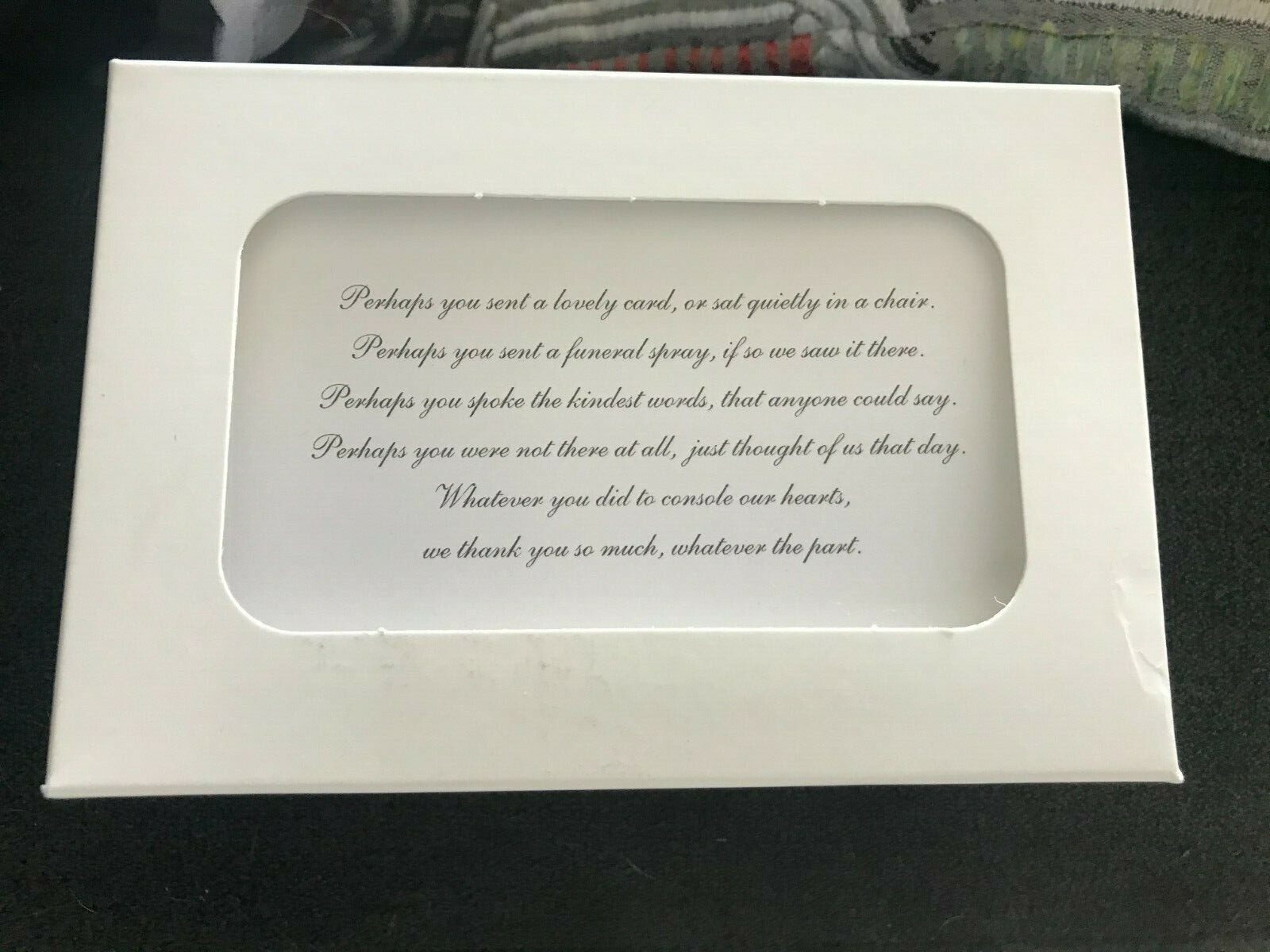 25 Sympathy Acknowledgement Cards w/Envelopes – Funeral Thank You Note Cards-New