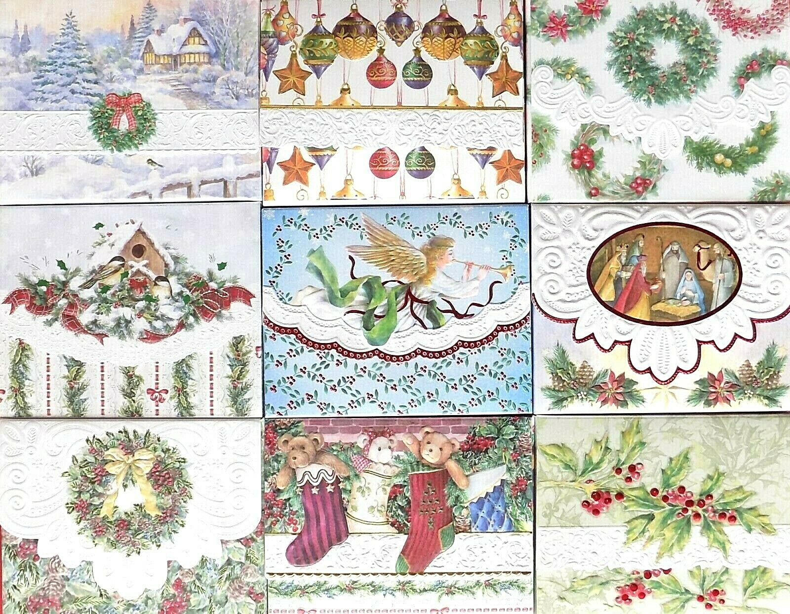 Carol Wilson Holiday Blank Note Card Portfolios ~~ Christmas Must-Have ~~ F / S