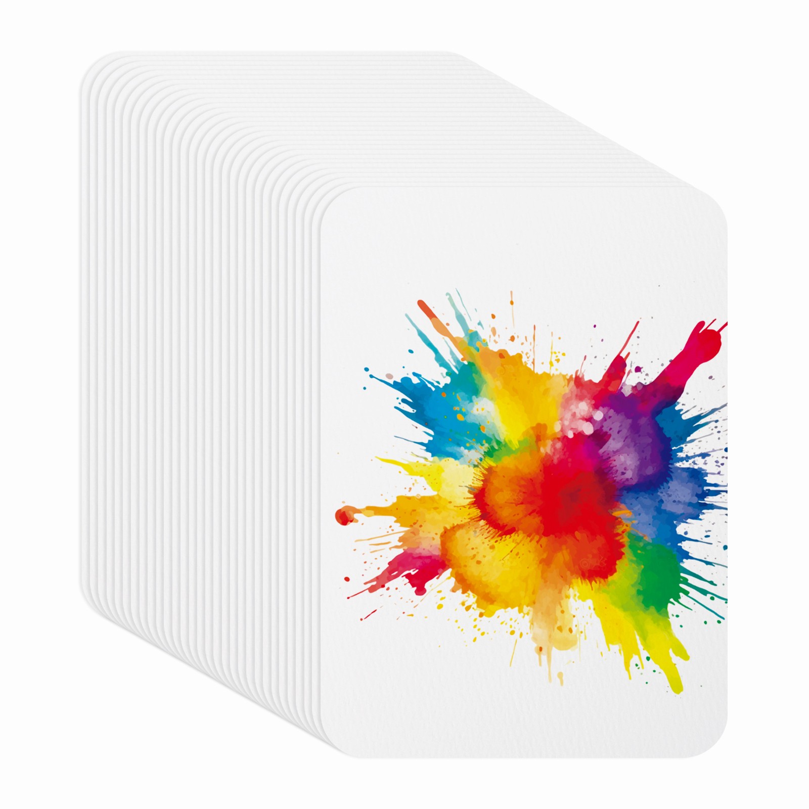 50 Sheets Cotton Watercolor Paper 300 GSM Paint Paper Round Corner 4×6 Inch