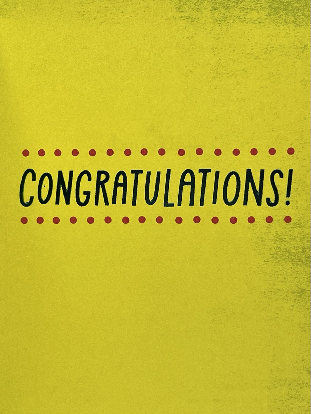 Congratulations Card “Nailed It” Metallic Foil Multicolor Hallmark Card NEW