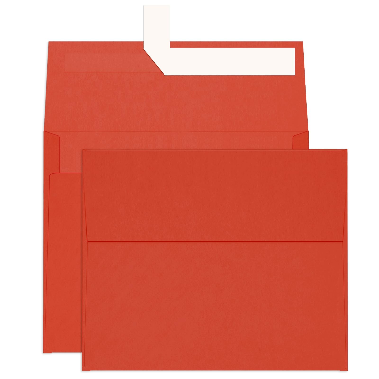 100 Pack Red A2 Envelopes Self Seal 4.375×5.75 Inch Printable Invitation