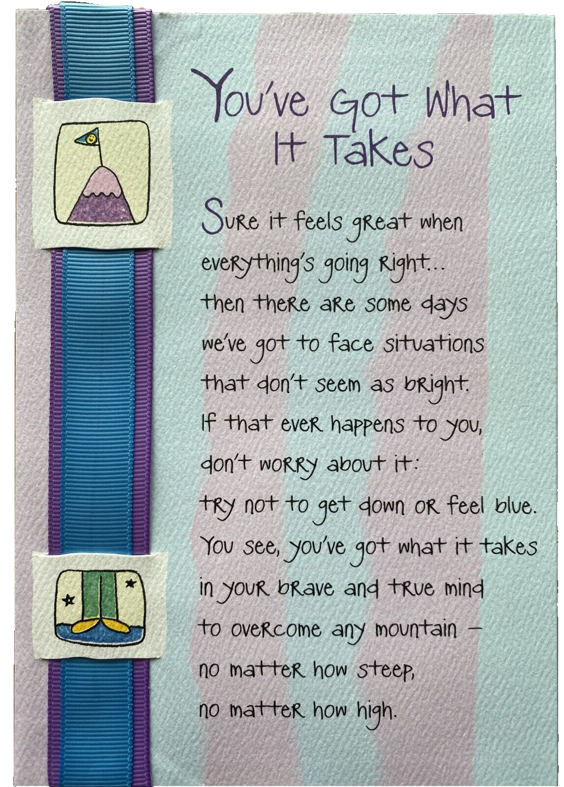 Blue Mountain Arts Greeting Card you got what it takes