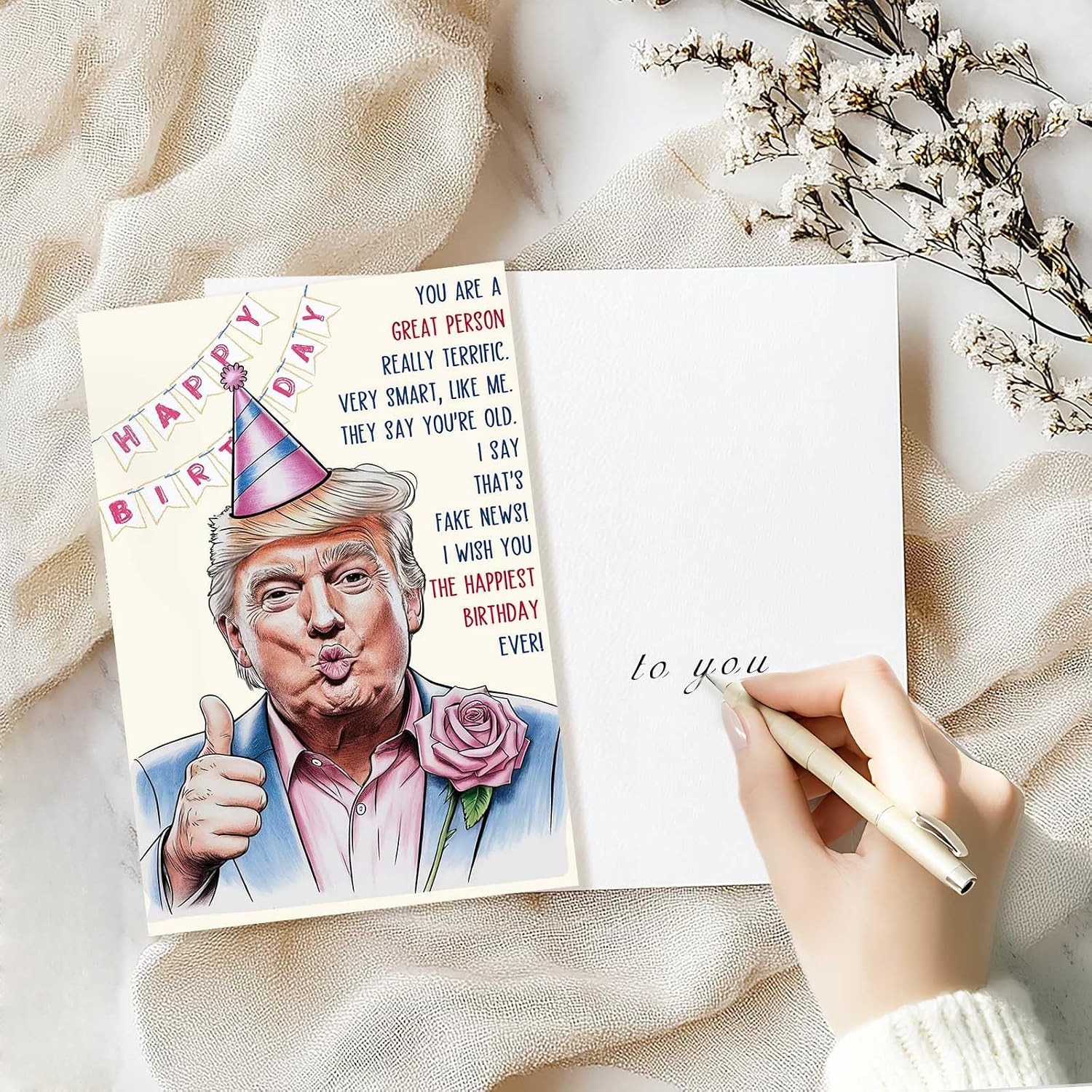 Funny Birthday Cards for Men Women 30th 40th 50th 60th 70th Years Humorous