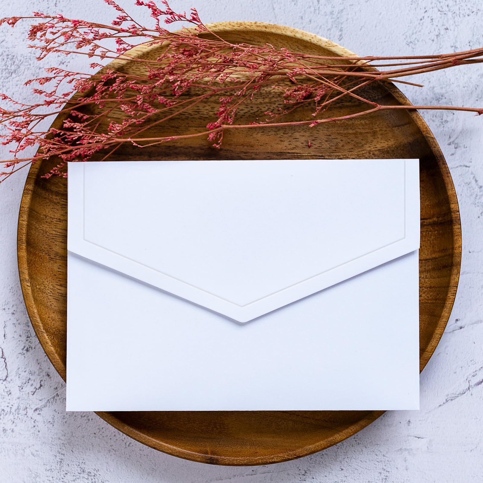4×6 Envelopes Self Seal 50 PCS White A4 Invitations Wedding Greeting Cards