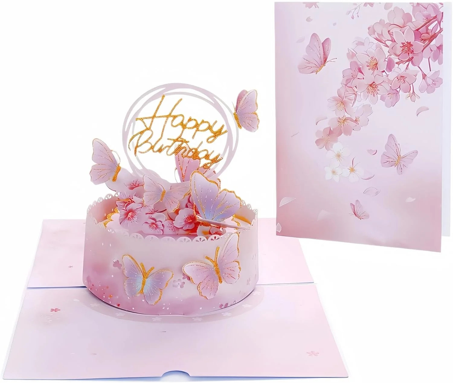 3D Pop Up Birthday Card for Women, Mom, Wife, Daughter, Sister, Friends, Handmad
