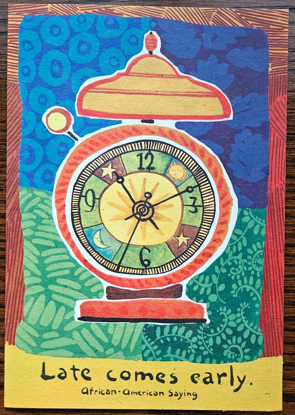 Hallmark Common Threads African American Belated Birthday Greeting Card ONLY