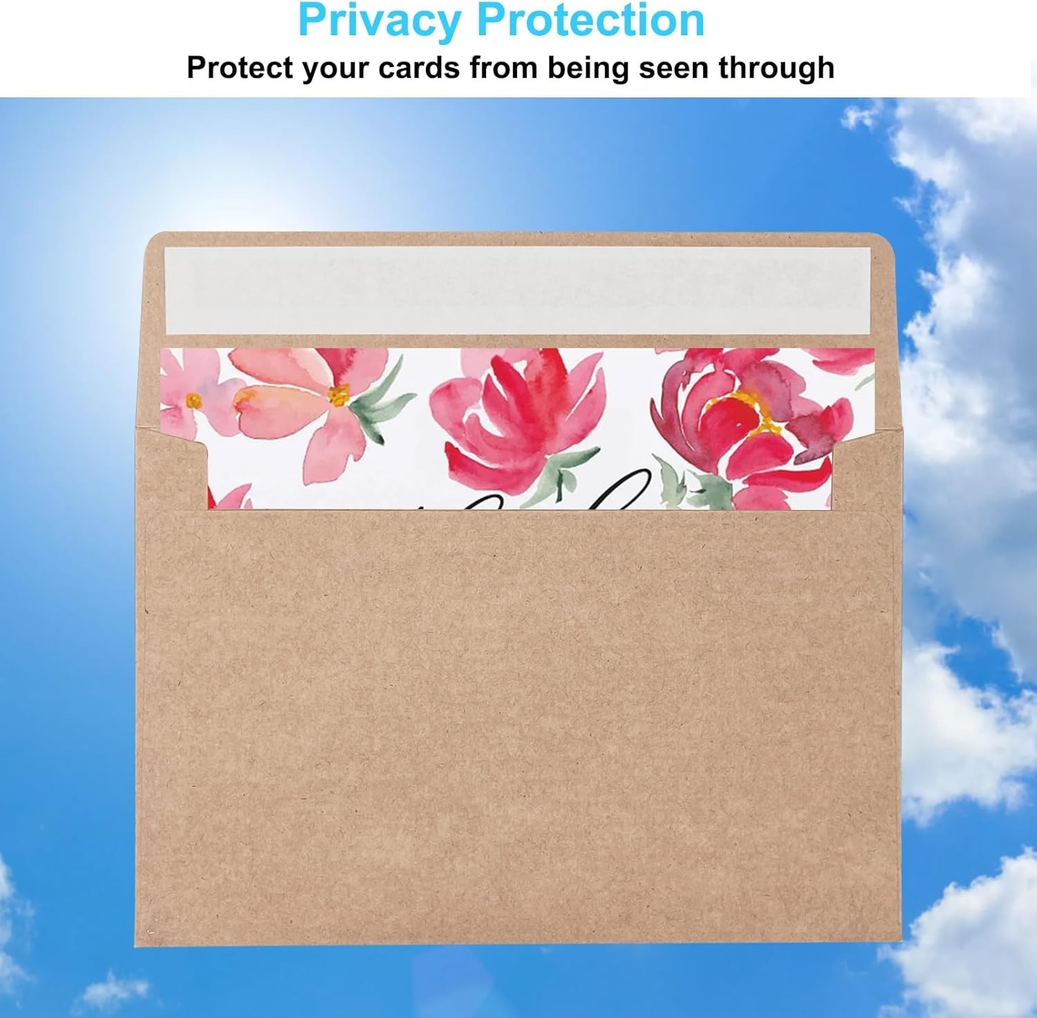 100 Pack 4×6 Envelopes for Invitations, Brown Kraft Envelopes, Self Seal A4 E…