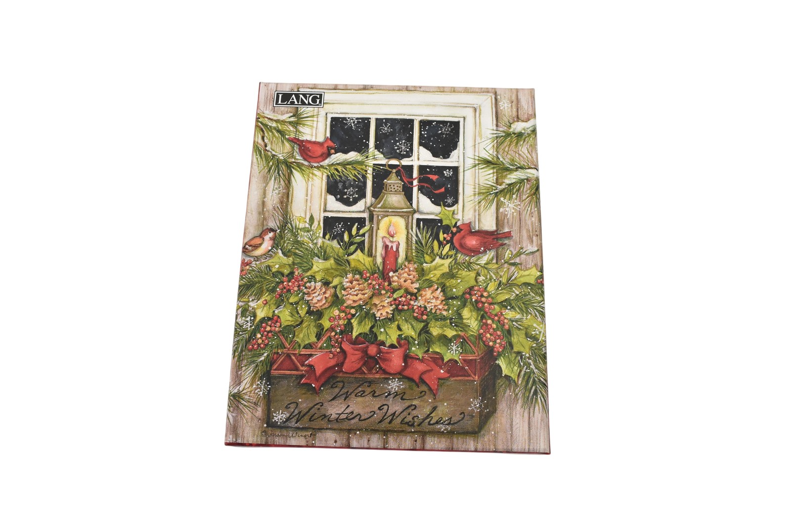 Lang Window Box Snow Christmas Greeting Cards Boxed Set 18ct Multicolor 1004688
