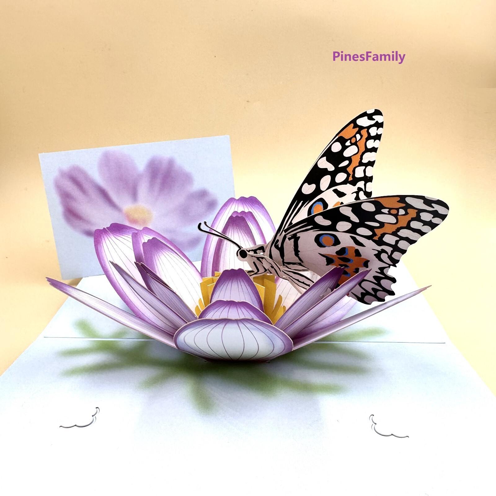 A01-3D Pop Up Butterfly Greeting Card | Ship Immediately Within US