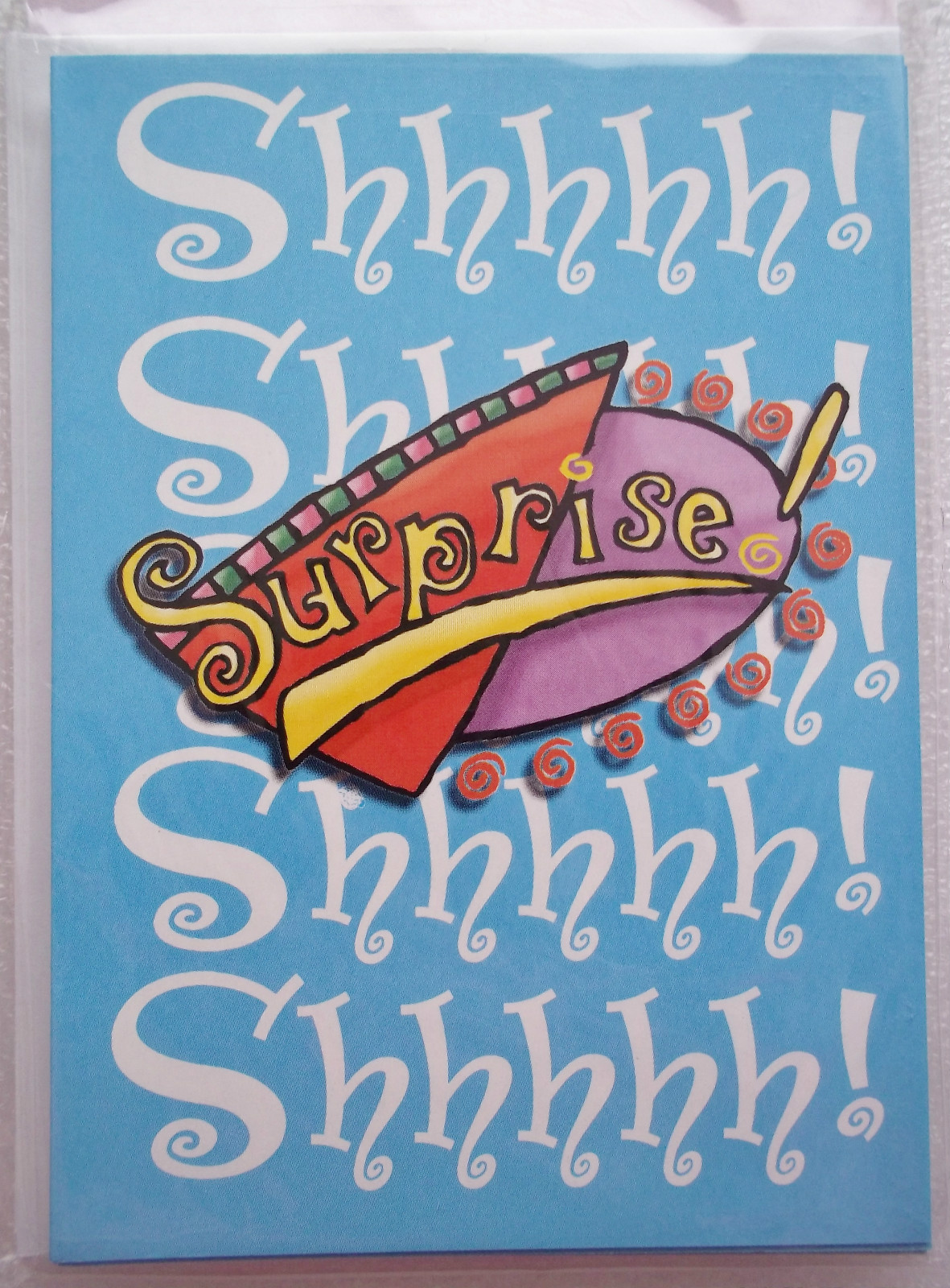 Special Moments 8 Pack of SURPRISE PARTY Invitations Unisex Design