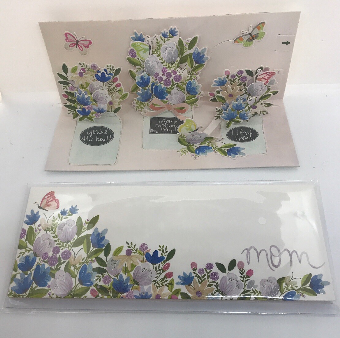 Pop-Up Panoramics Greeting Card – Mason Jar Bouquets A315 Mother’s Day Card