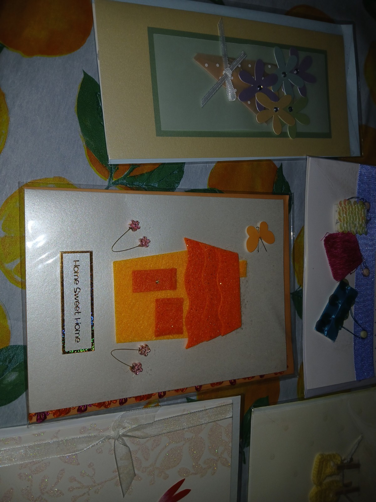 Lot of 7 Burgoyne 3D Greeting Cards NEW Envelopes Blank Sympathy Baby Thank You