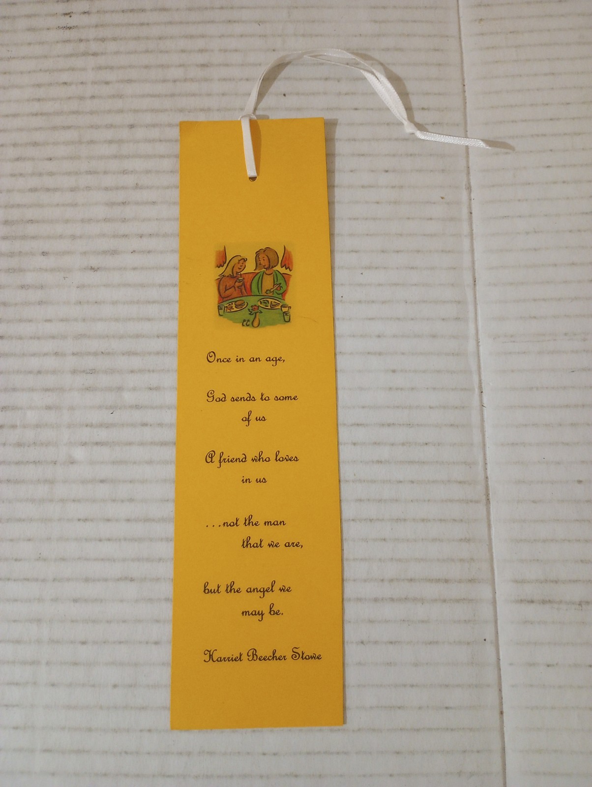 Friend Harriet Beecher Stowe Quote Bookmark