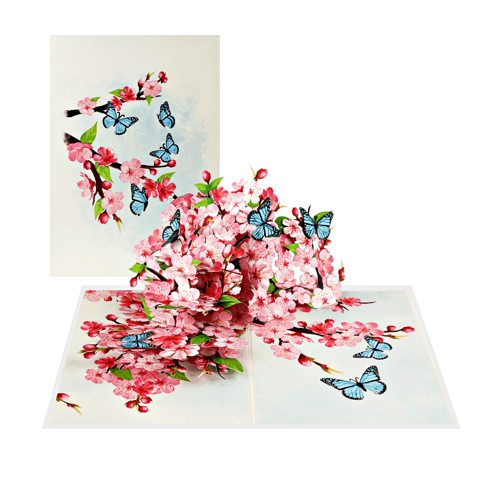 3D Pop Up Greeting Card Dragonfly Flower Floral Birthday Mom Mother’s Day Summer