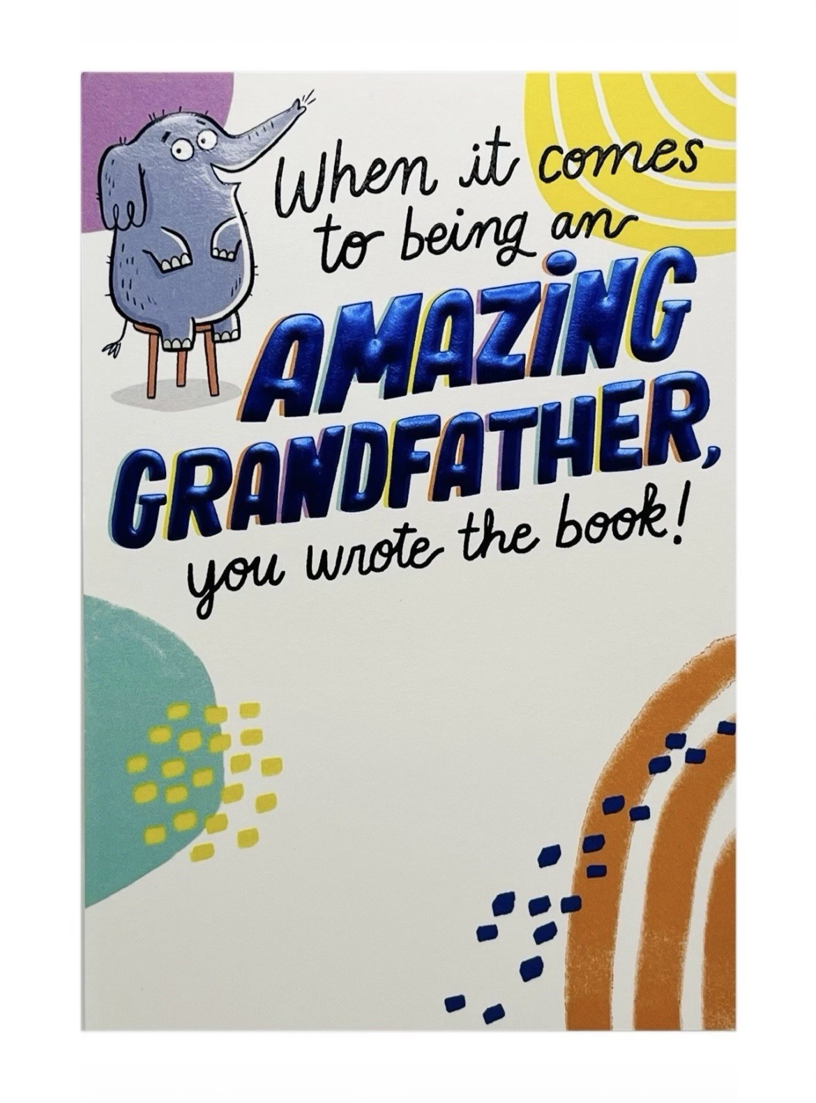 Father’s Day Card For Grandpa Funny 3D Pop-Up Book Elephant Hallmark Card NEW