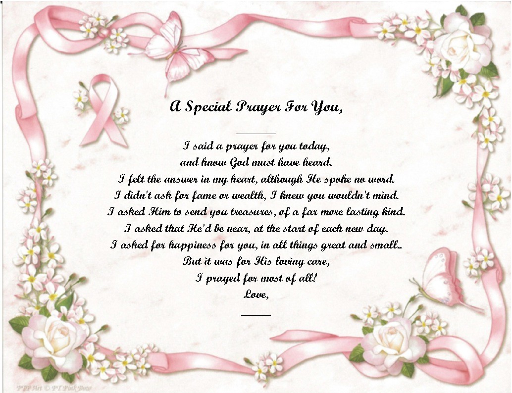 A Special Prayer For You Personalized Poem Gift #4 (For Grandfather thru Niece)