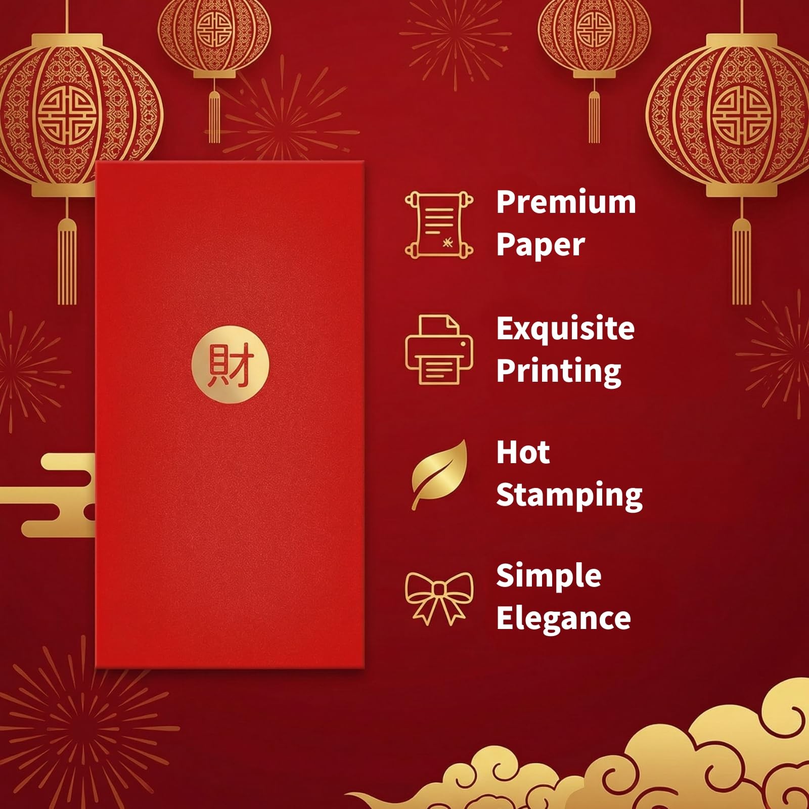 18 PCS Chinese Red Envelopes New Year 2026 Hong Bao Money Spring Festival