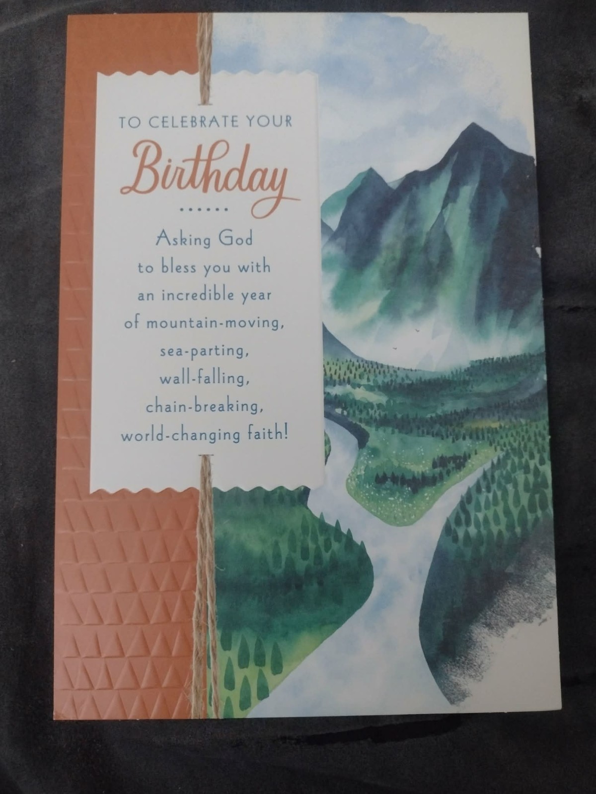 Christian Greeting Card, To Celebrate Your Birthday