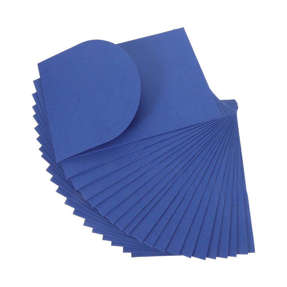 20Pcs Blue Paper Envelopes for Invitations Reusable Wedding Party Cards