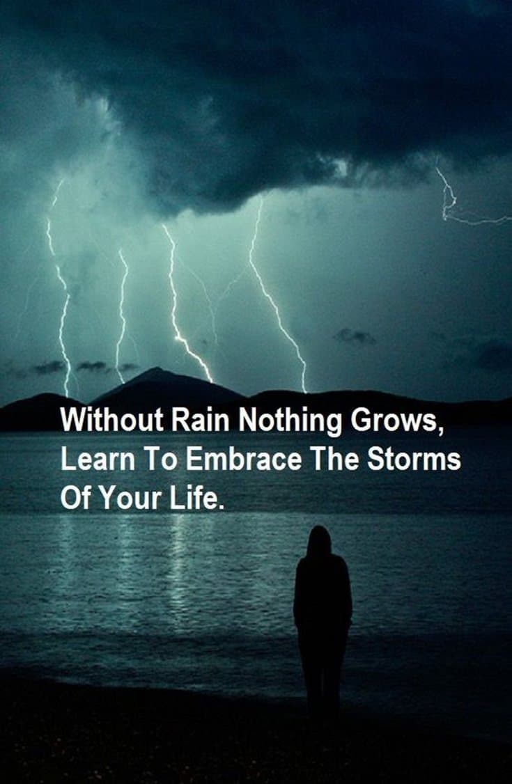 funny inspirational quotes on rain storms