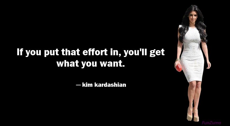 Famous quotes on kim kardashian to inspire be yourself