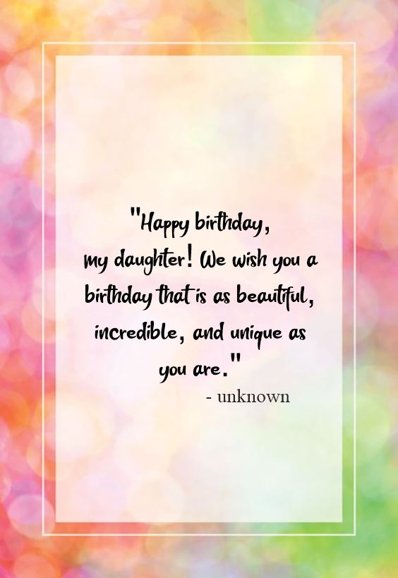 happy birthday daughter wishes quotes Happy Birthday Wishes