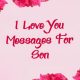 i love you messages for son