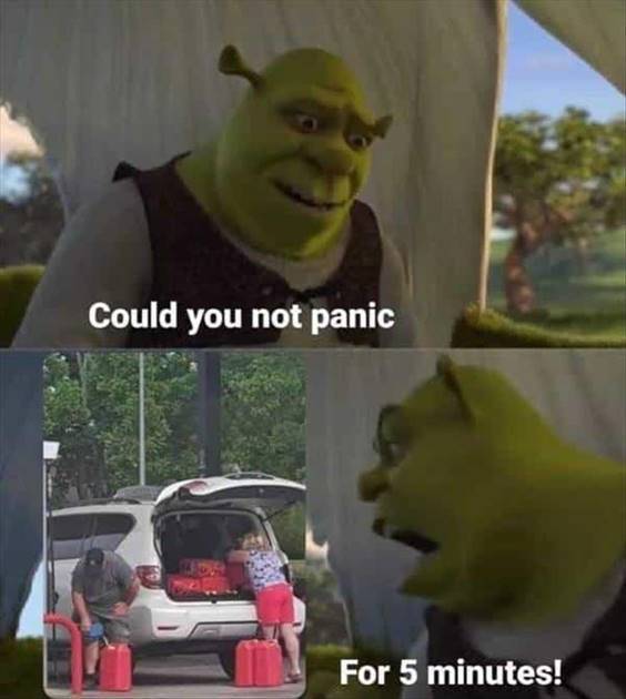 Top 55 Hilarious Funny Memes Of All Time - Hilariously Funny Memes “Could you not panic for 5 minutes!”