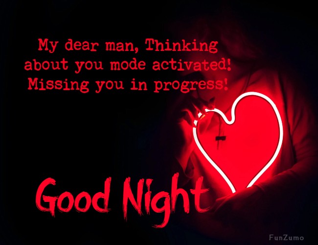 funny good night messages for him