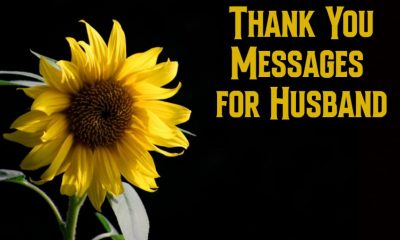Thank You Messages For Husband Sweet and Romantic