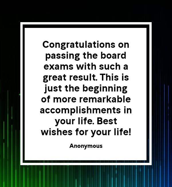 congratulations messages for achievement in exam