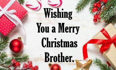 Merry Christmas Wishes For Brother What To Write In A Card To Your Brother
