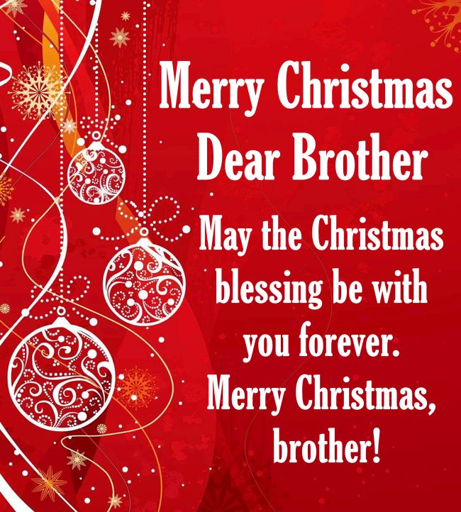 christmas wishes for brother long distance