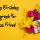 Birthday Paragraph for Best Friend Happy Birthday Friend | sweet birthday message for best friend, birthday paragraph for boyfriend, birthday paragraph for girlfriend
