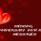 Marriage Anniversary 60 Wedding Anniversary Invitation Messages