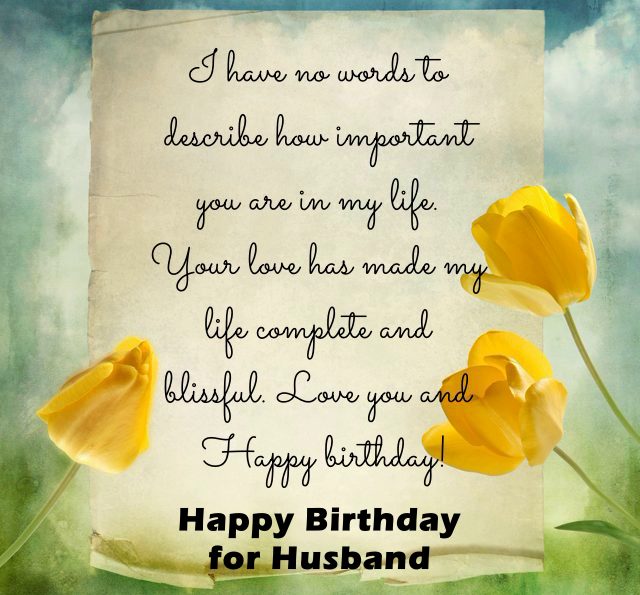 cute soulmate romantic birthday wishes for husband from wife