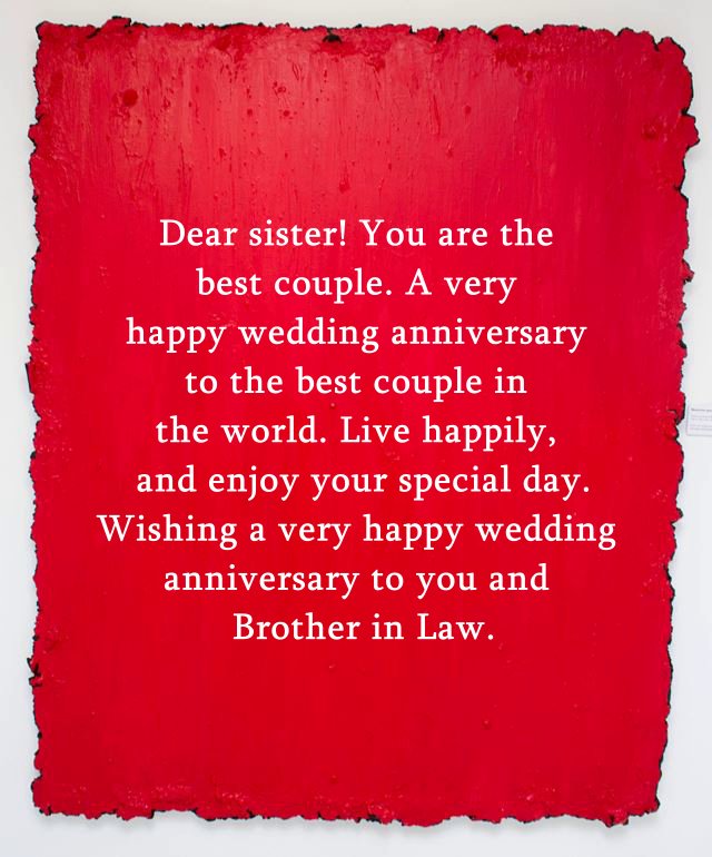 happy wedding anniversary wishes messages quotes for sister - 75 Wedding Anniversary Status For Sister - Happy Wedding Sister