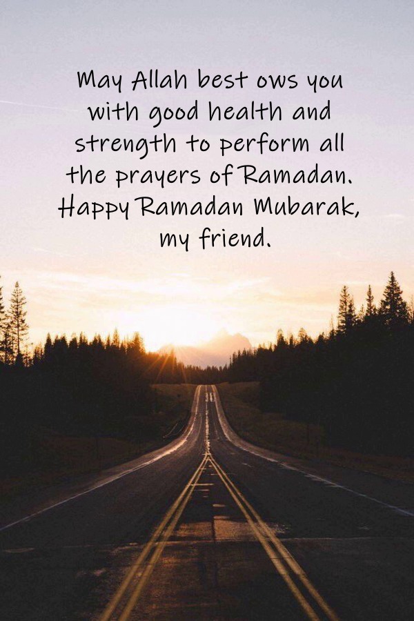 ramadan mubarak to all my friend