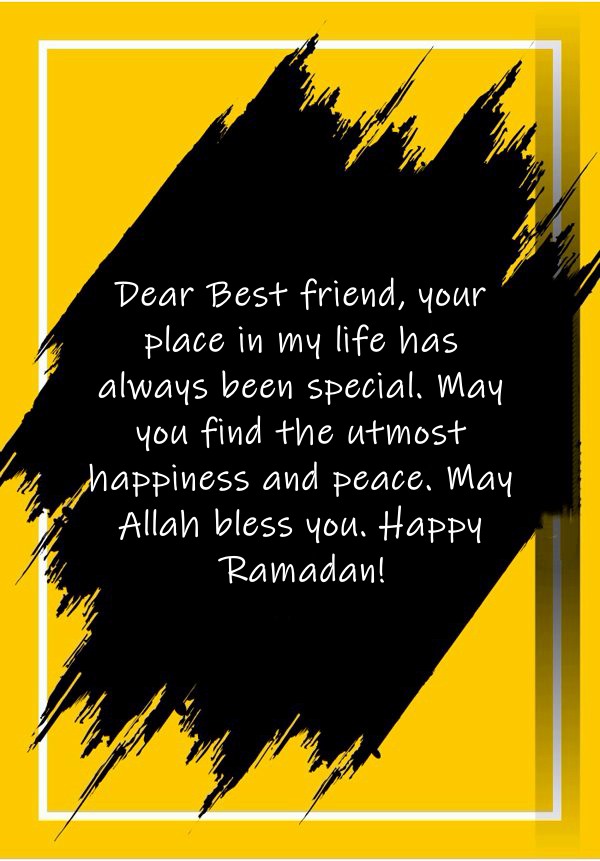 ramadan wishes for my best friend family