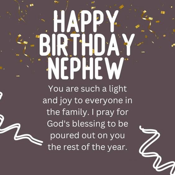 aunt birthday wishes for nephew