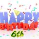 Happy 6th Birthday Wishes and Messages for Kids