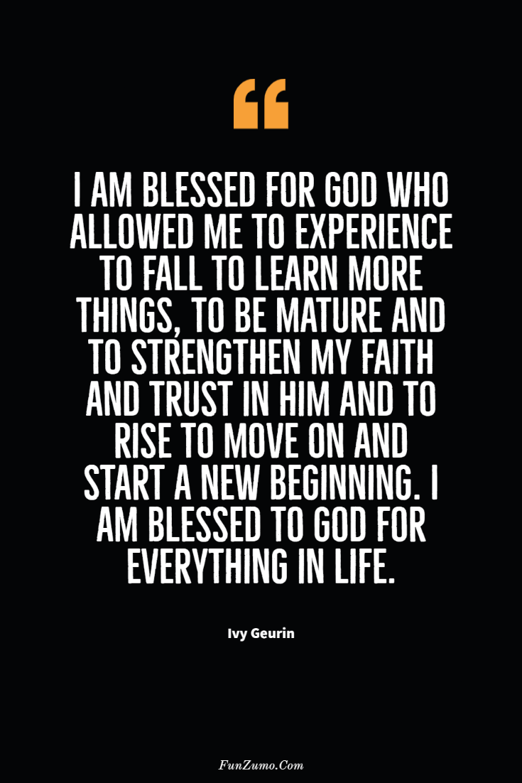 i am blessed quotes images