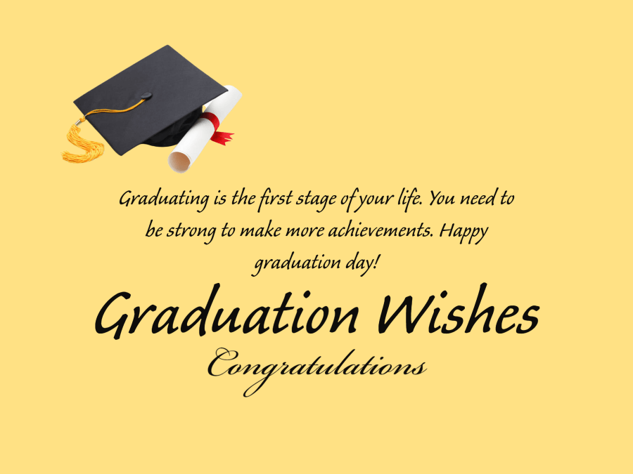 congrats graduation message