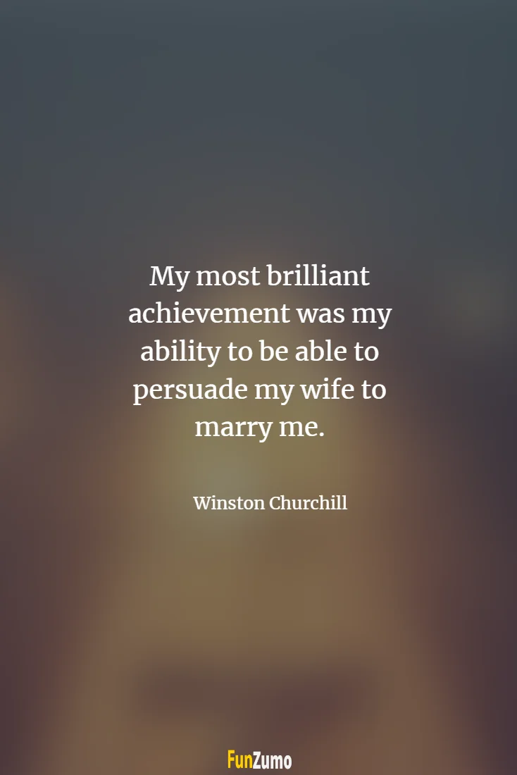 quotes to impress your wife with words