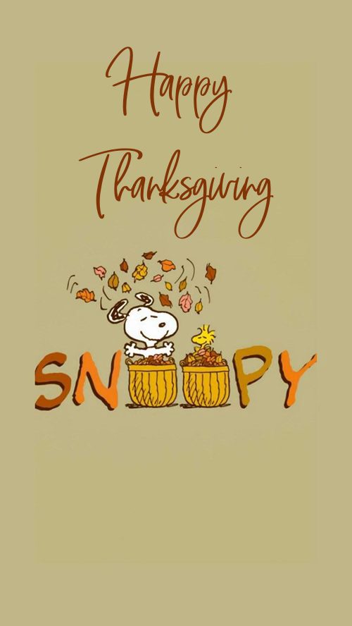 thanksgiving images snoopy