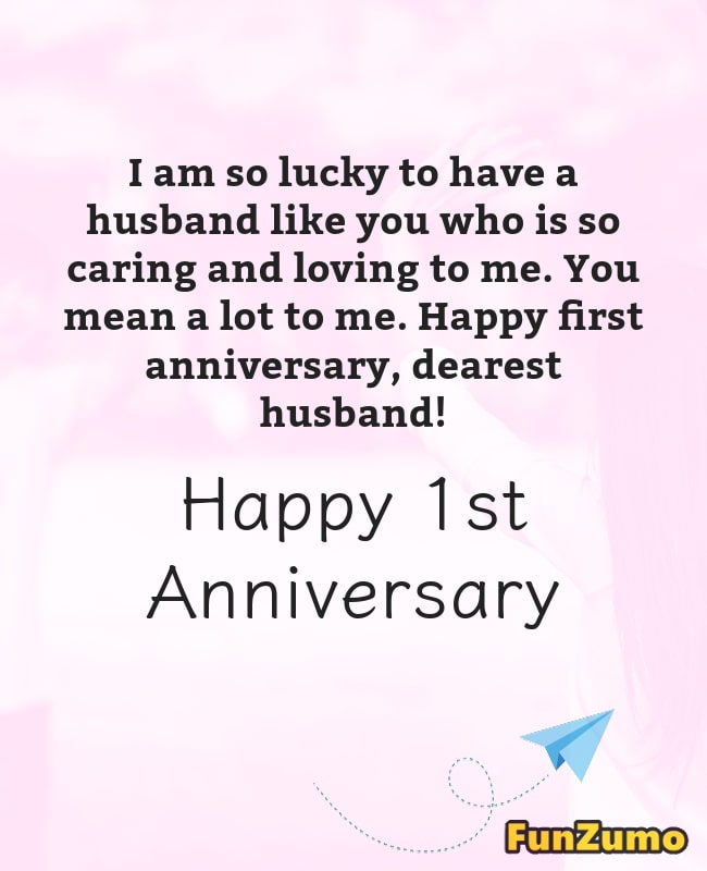 Happy 1st Anniversary Wishes, Messages and Quotes for Couples