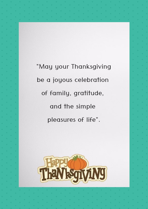 Meaningful Thanksgiving Messages and Wishes