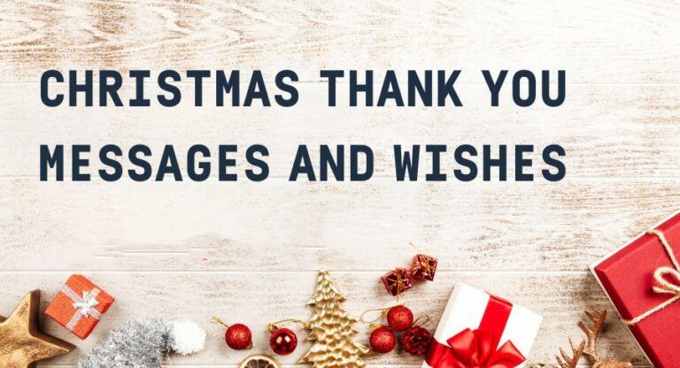Christmas Thank You Messages and Wishes